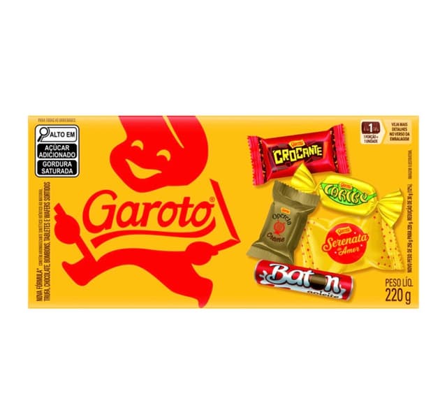 CAIXA DE BOMBOM GAROTO